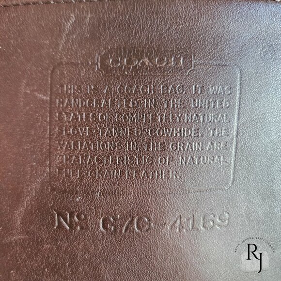 Coach Vintage - Soho Erickson Bucket Bag 4169, Mahogany - United States 1990s - Picture 16 of 16